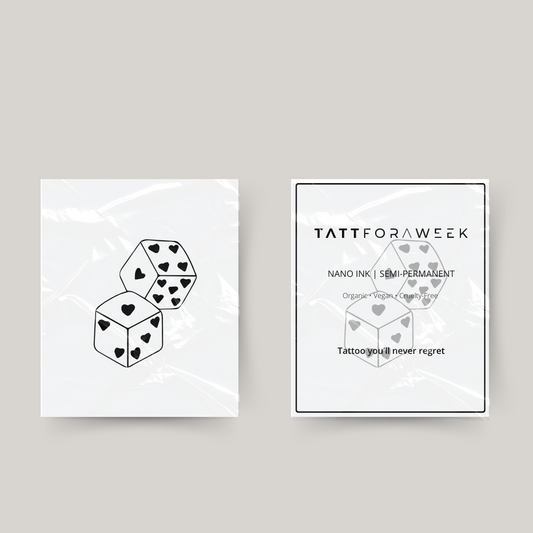 Tatuaggi temporanei dadi