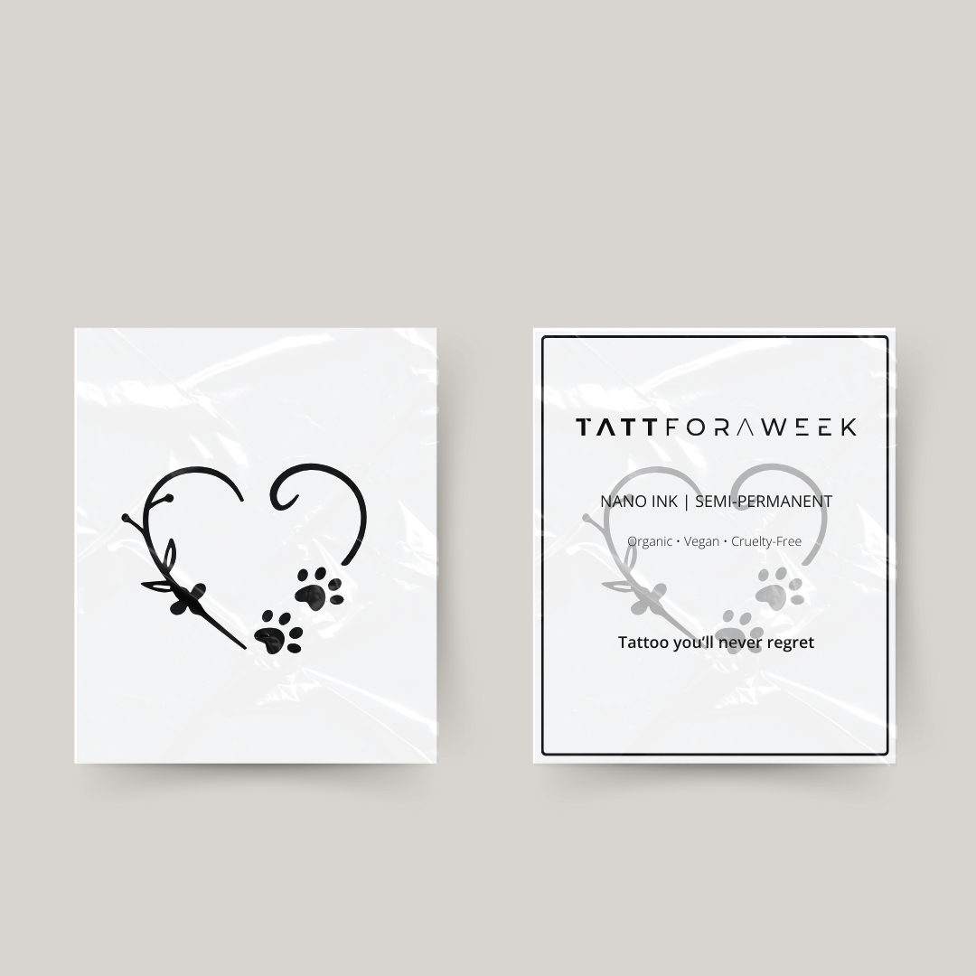 Tatuaggio temporaneo amore per cani