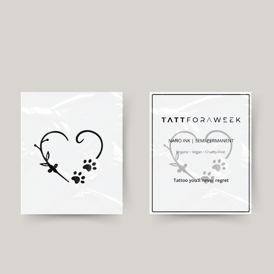 Tatuaggio temporaneo amore per cani