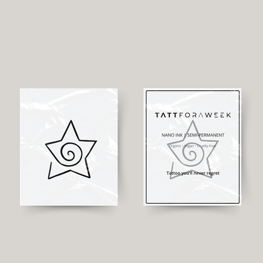 Tatuaggio temporaneo stella rotante