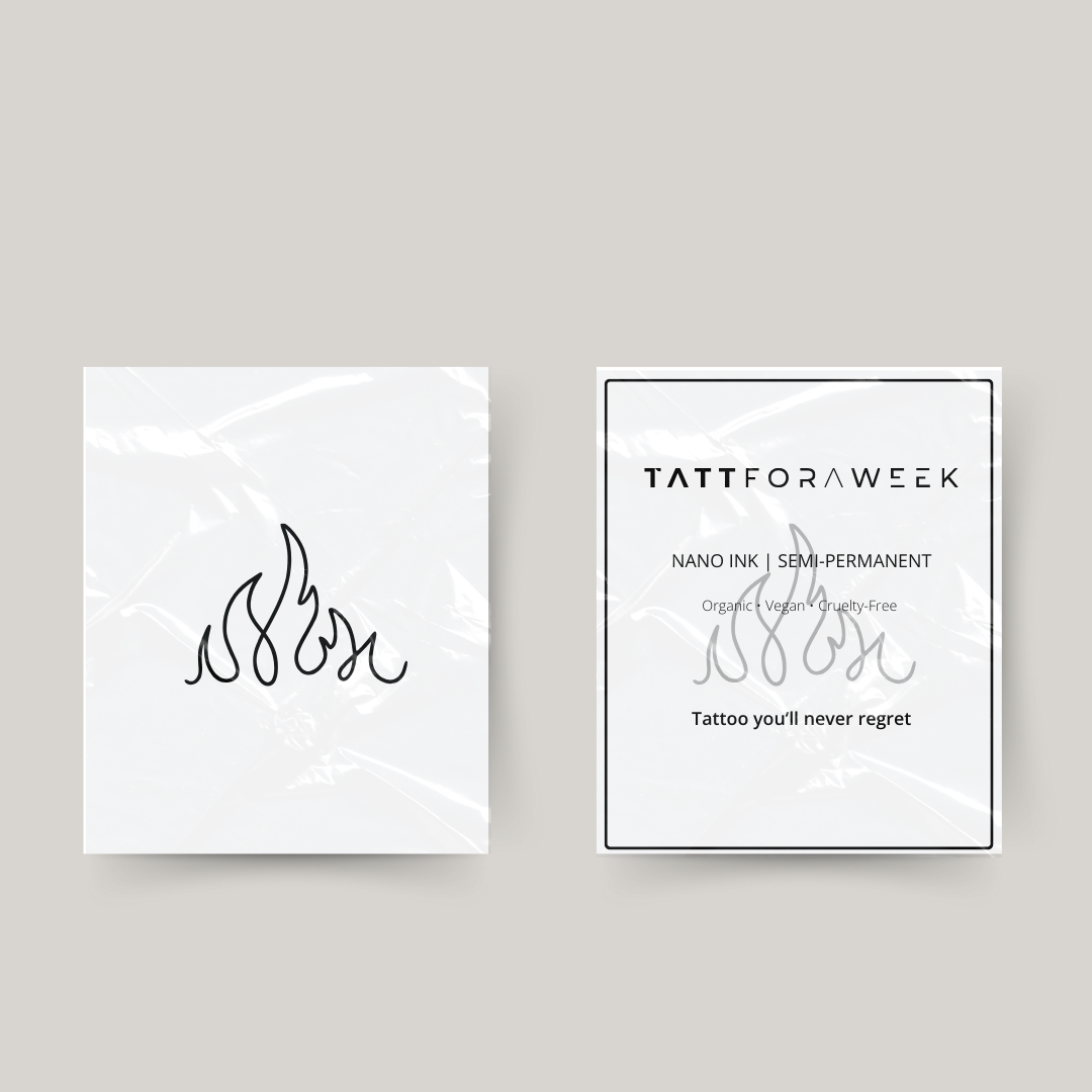Fuoco del tatuaggio temporaneo