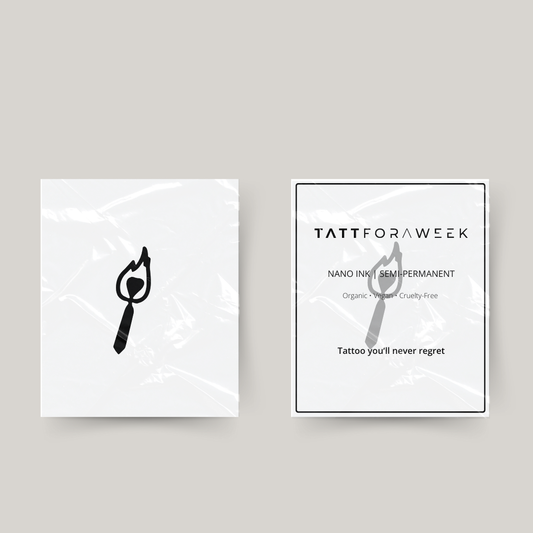 Tatuaggio temporaneo fire love