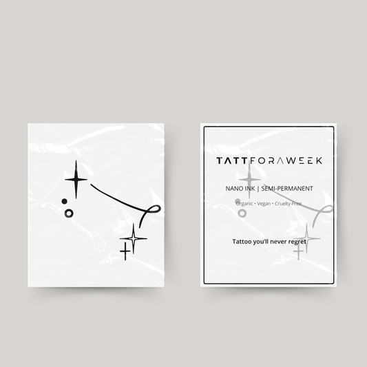 Tatuaggio temporaneo gemelli stelle