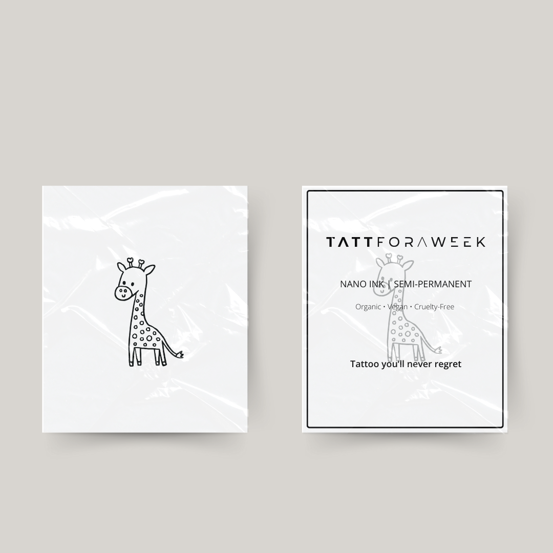Tatuaggio temporaneo giraffa