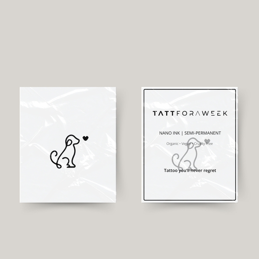 Tatuaggio temporaneo amore per i cani