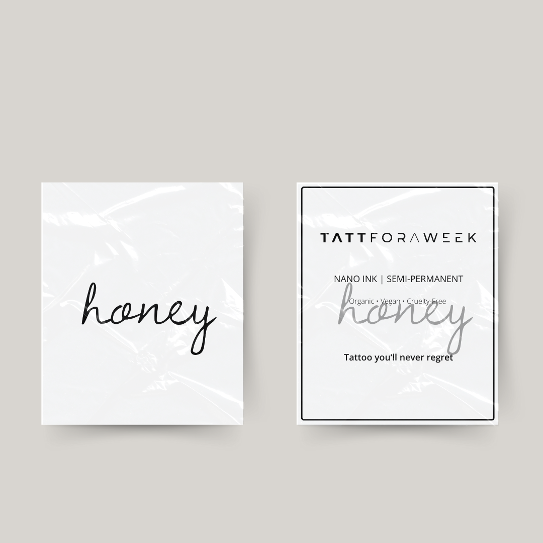 Tatuaggio temporaneo miele