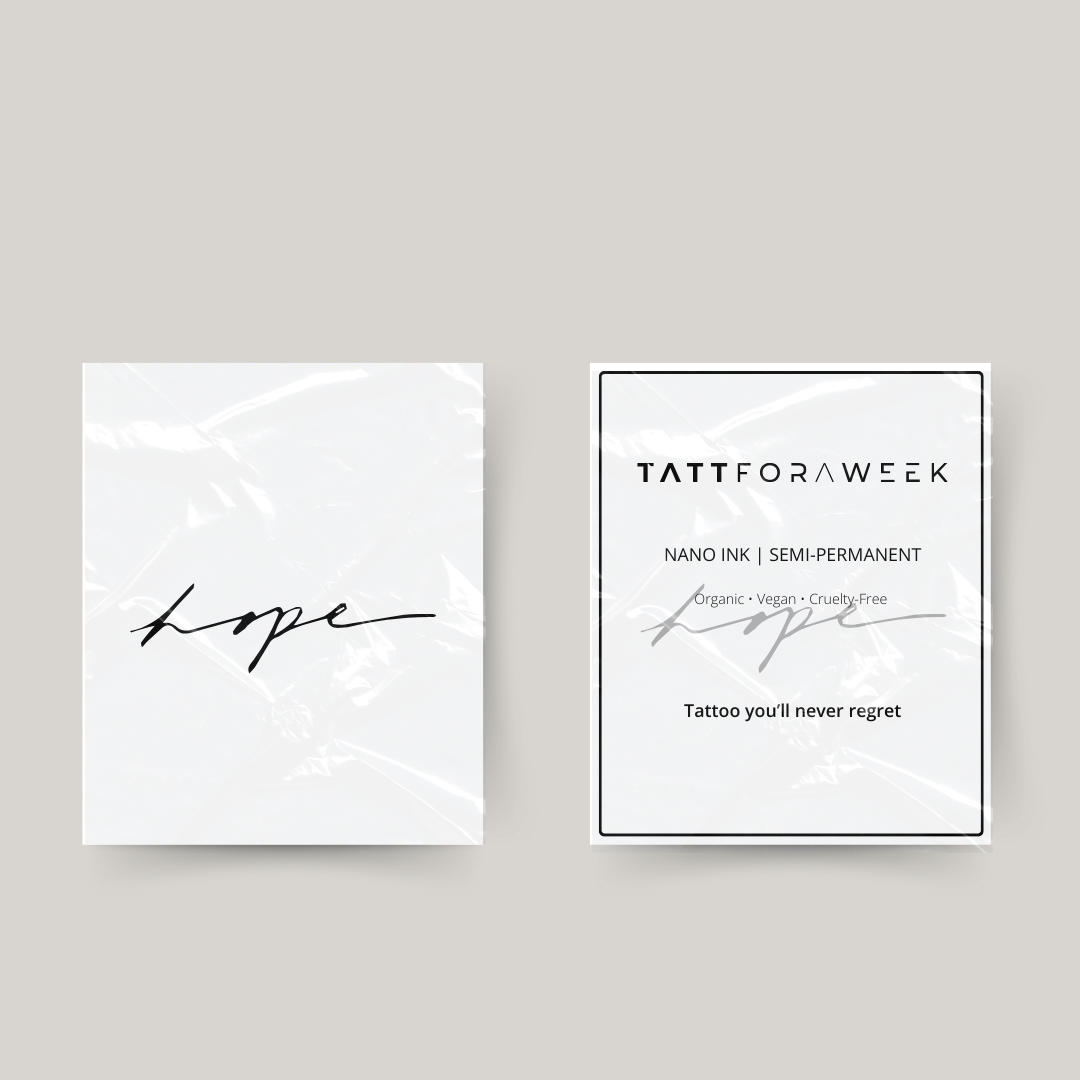 Tatuaggio temporaneo speranza