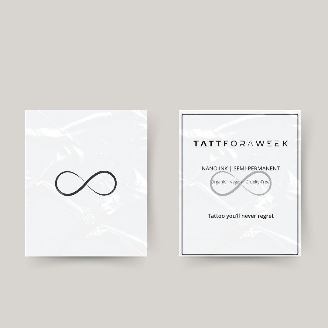 Infinito del tatuaggio temporaneo