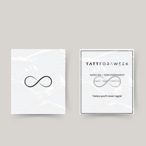 Infinito del tatuaggio temporaneo