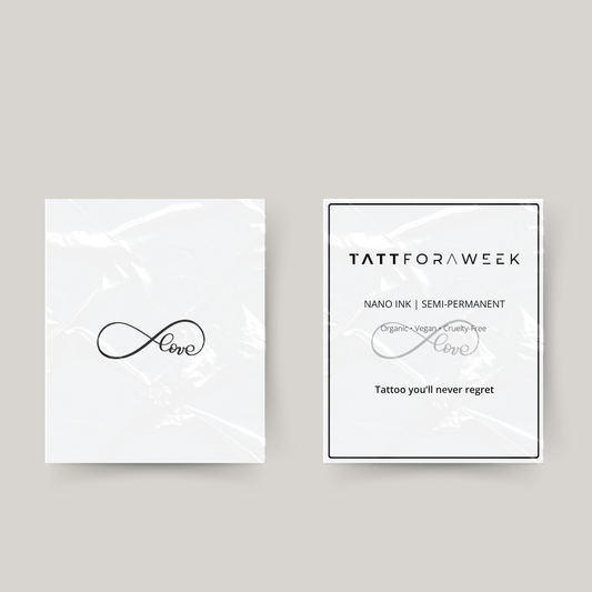 Tatuaggio temporaneo infinito amore