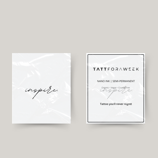 Tatuaggio temporaneo inspire