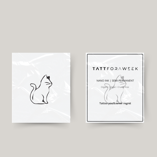 Tatuaggio temporaneo gatto