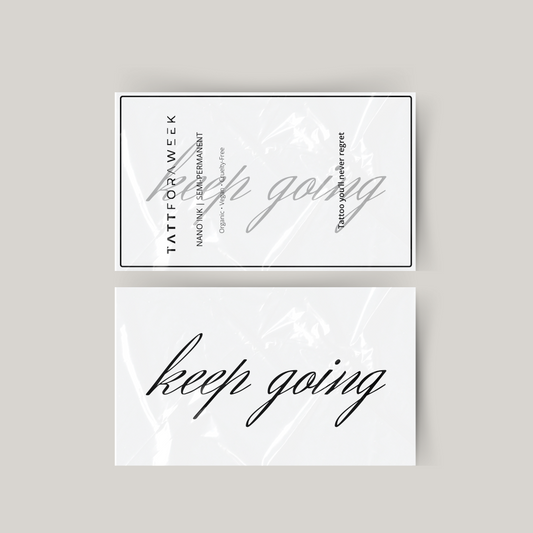 Il tatuaggio temporaneo continua