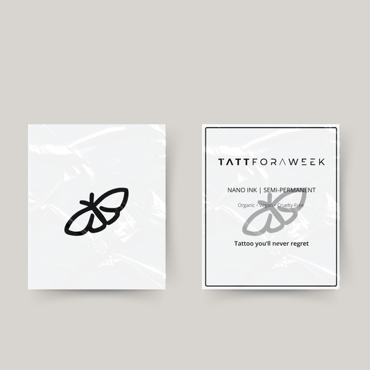 Tatuaggio temporaneo piccola farfalla volante