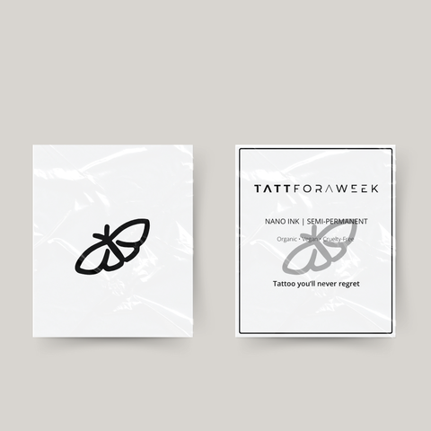 Tatuaggio temporaneo piccola farfalla volante