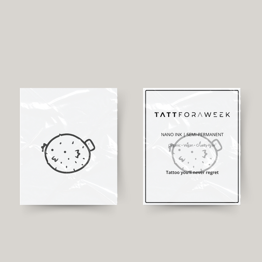 Tatuaggio temporaneo pesce palla