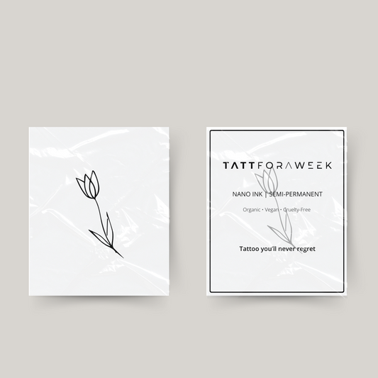 Tatuaggio temporaneo tulipano
