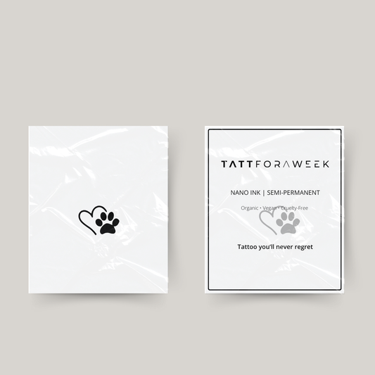 Tatuaggio temporaneo amore cane