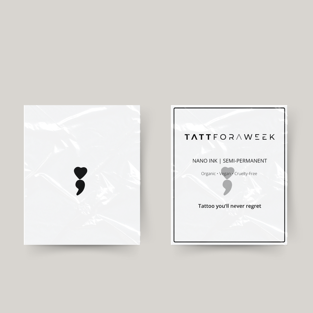 Tatuaggio temporaneo amore virgola