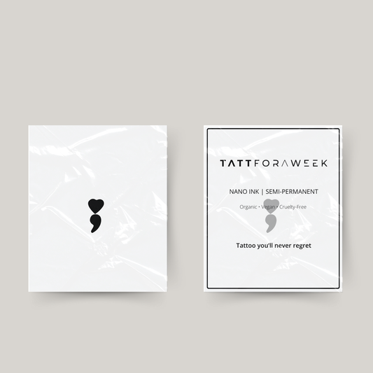 Tatuaggio temporaneo amore virgola