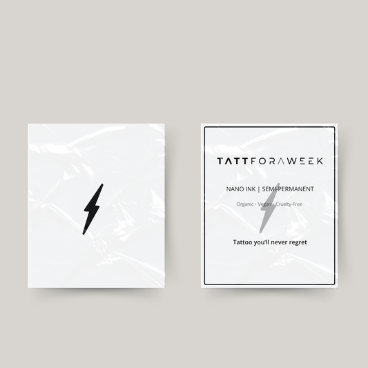 Tatuaggio temporaneo fulmine