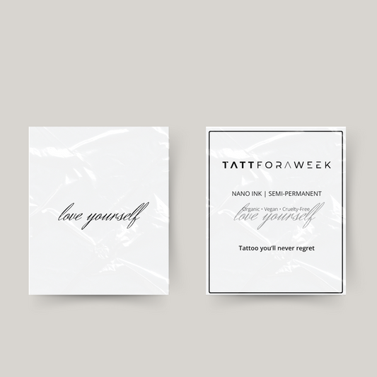 Tatuaggio temporaneo: ama te stesso