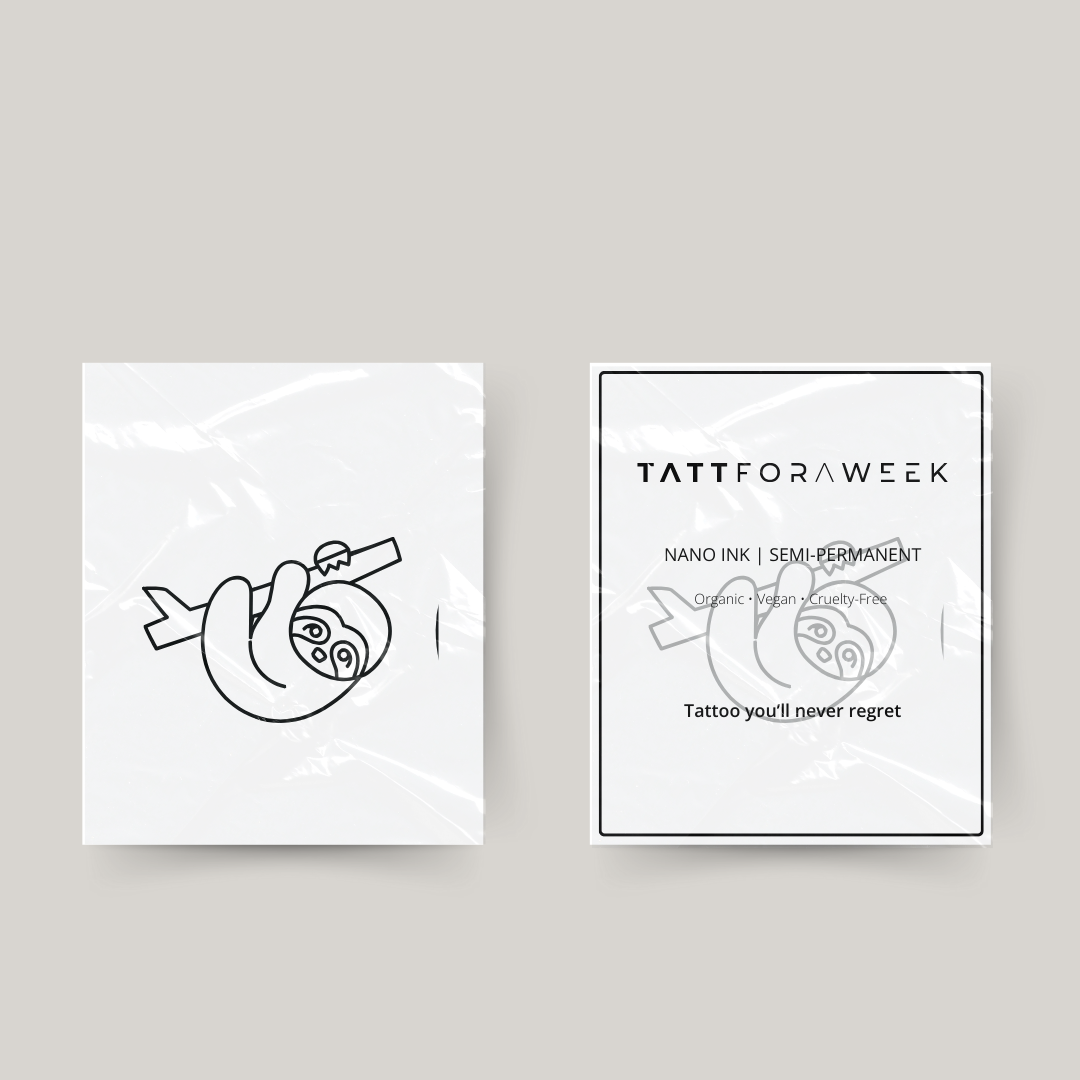 Tatuaggio temporaneo bradipo