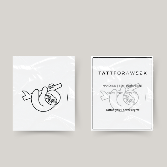 Tatuaggio temporaneo bradipo