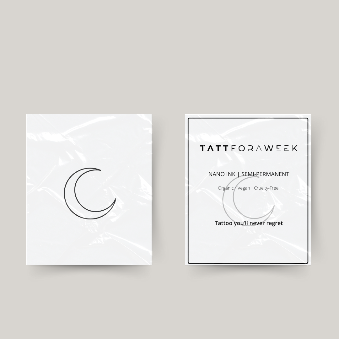 Luna del tatuaggio temporaneo