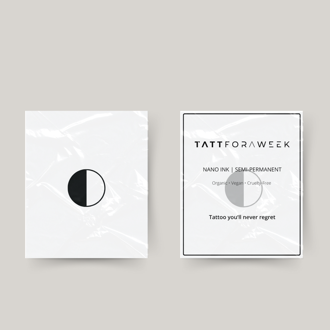 Tatuaggio temporaneo fase lunare IIIII