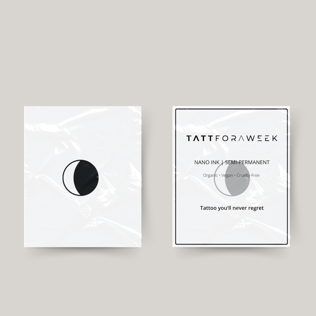 Tatuaggio temporaneo fase lunare IIII