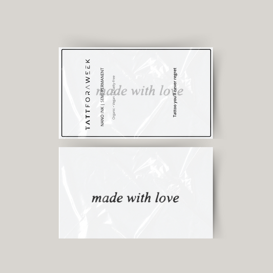 Tatuaggio temporaneo realizzato con amore