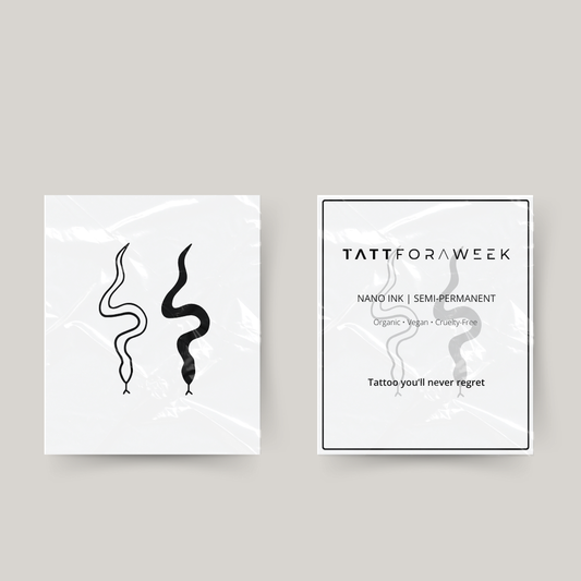 Tatuaggi temporanei abbinati serpenti