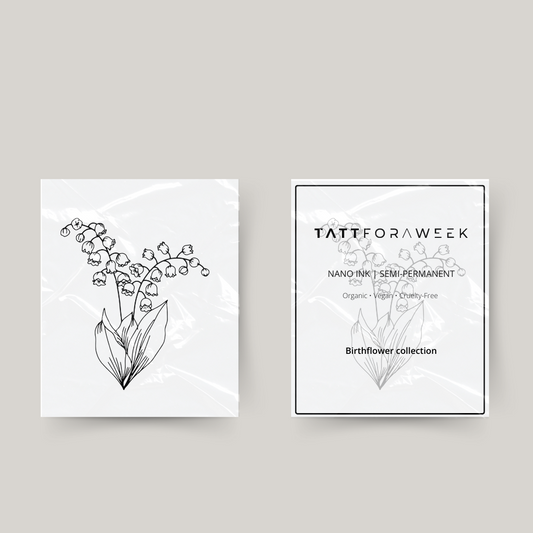 Tatuaggio temporaneo fiore di nascita maggio