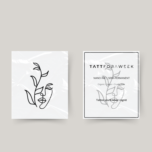 Tatuaggio temporaneo uomo e natura