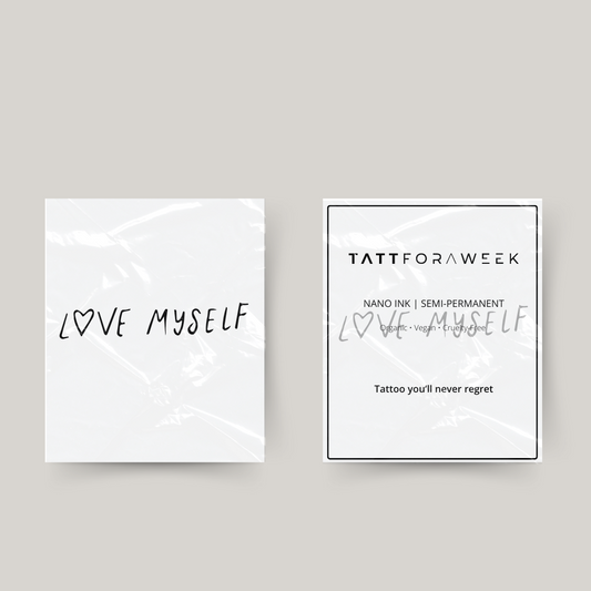 Tatuaggio temporaneo love myself