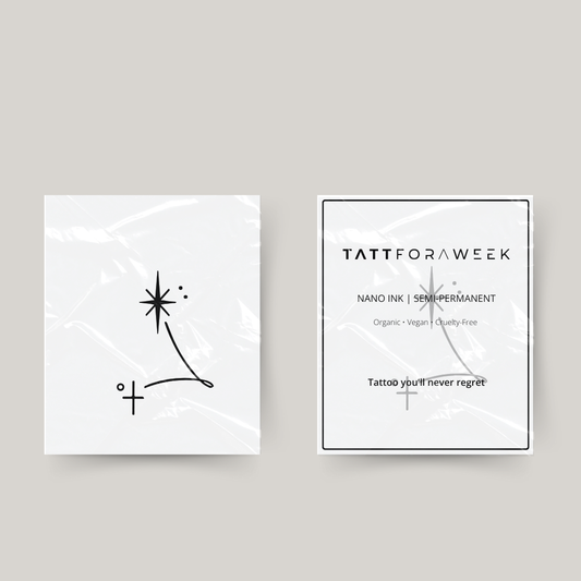 Tatuaggio temporaneo segno zodiacale Pesci