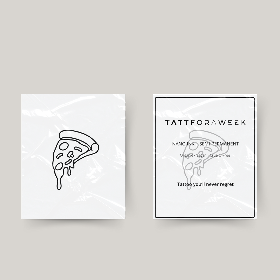 Pizza tatuaggio temporaneo