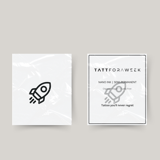 Tatuaggio temporaneo razzo