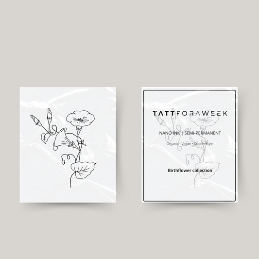Tatuaggio temporaneo fiore di nascita settembre