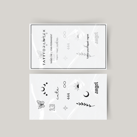 Pacchetto tatuaggi temporanei angelo