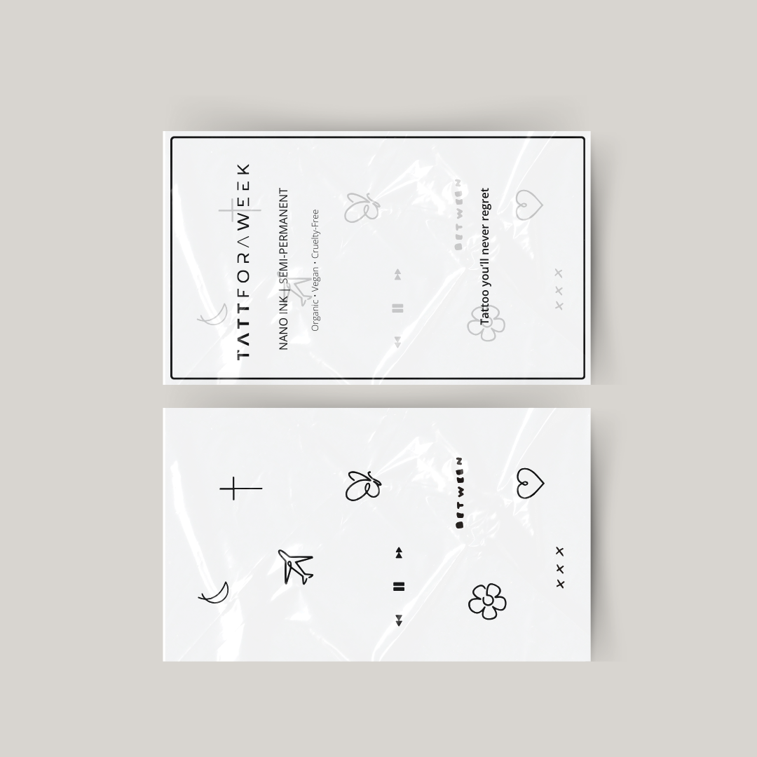 Pacchetto tatuaggi temporanei goditi la vita