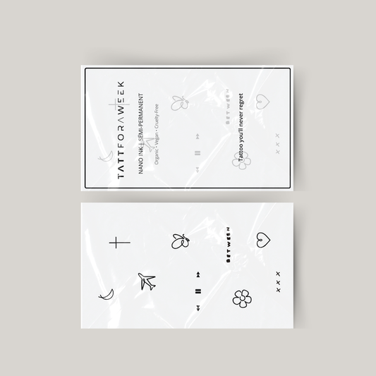 Pacchetto tatuaggi temporanei goditi la vita