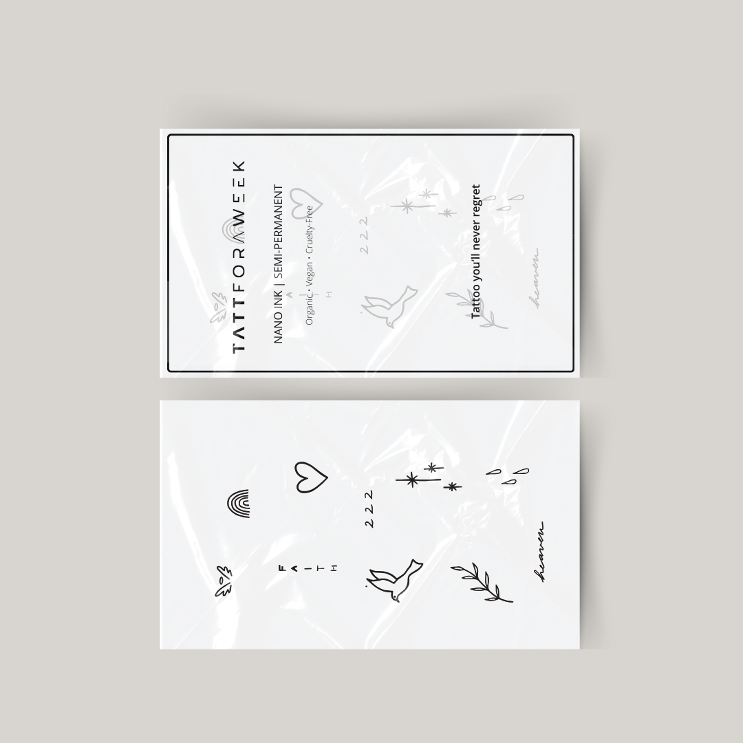 Pacchetto tatuaggi temporanei heaven