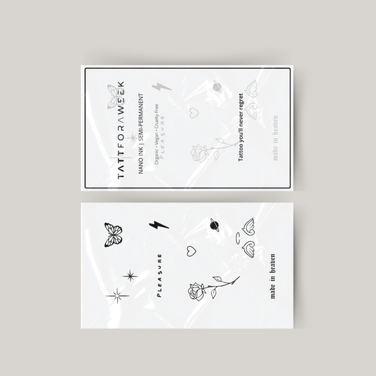 Pacchetto tatuaggi temporanei piacere