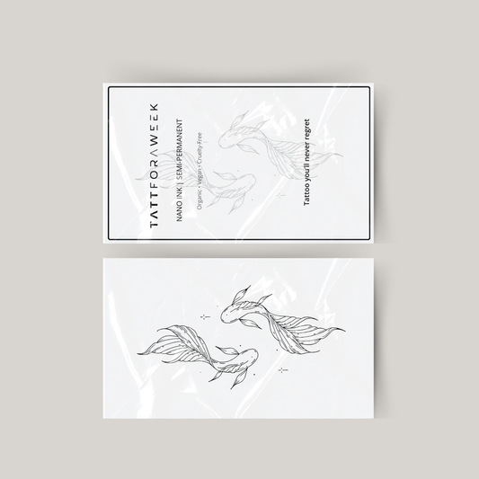 Tatuaggio temporaneo pesci eleganti