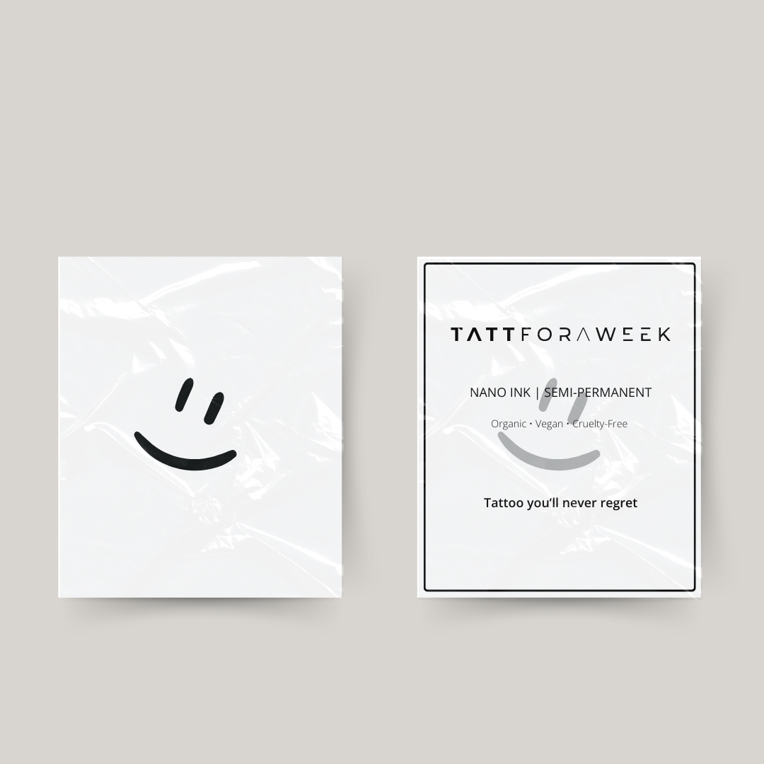 Tatuaggio temporaneo smiley