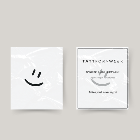 Tatuaggio temporaneo smiley