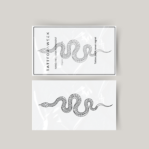 Tatuaggio temporaneo grande serpente