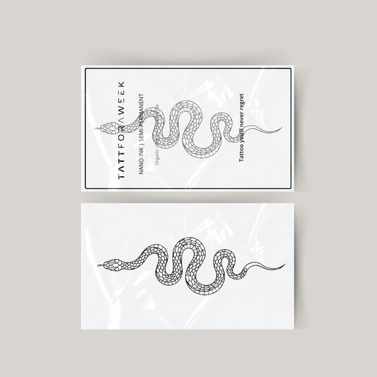 Tatuaggio temporaneo grande serpente